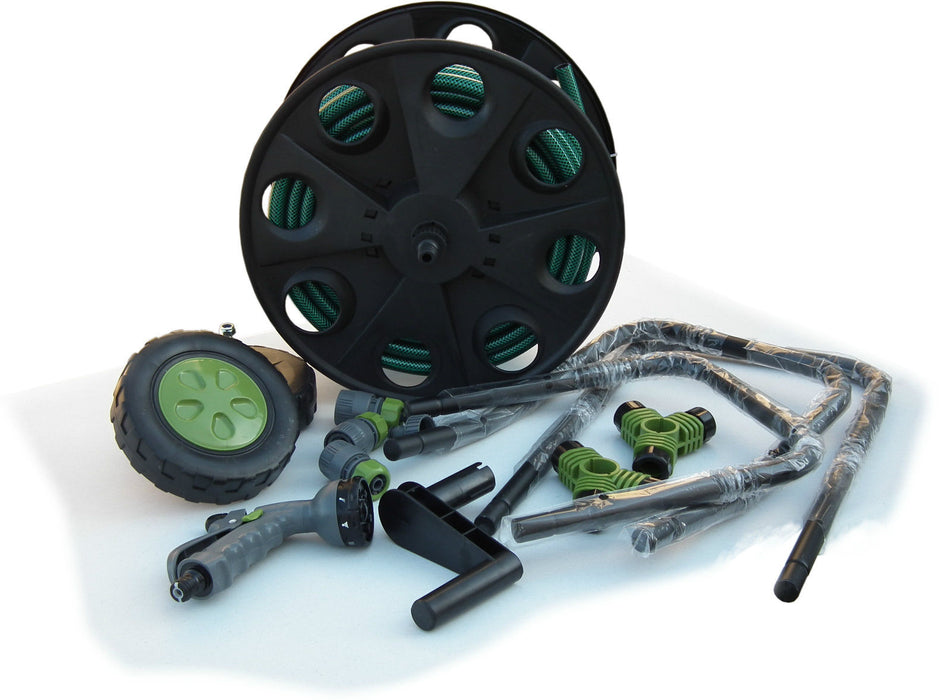 30M Hose Reel Cart Trolley Set
