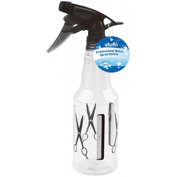 Professional Water Spray Bottle Clea With Scissors On