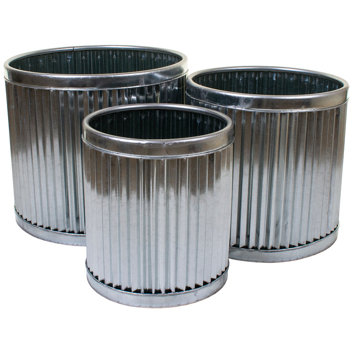 Orcop Galvanised Planters