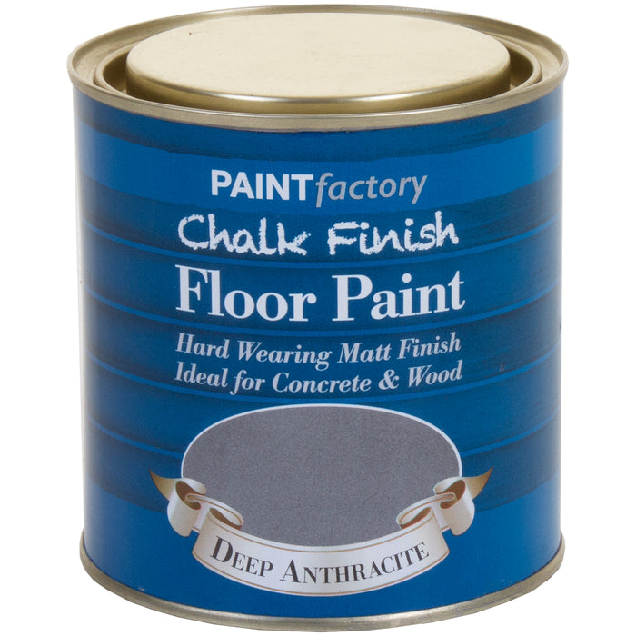 Chalk Floor Paint Anthracite 650ml