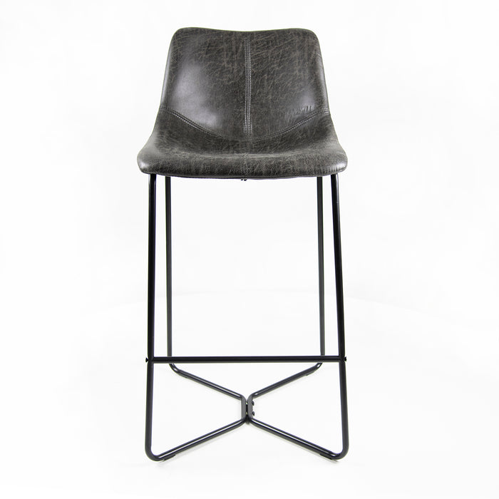 Pavia Bar Stool Grey - Set of 2
