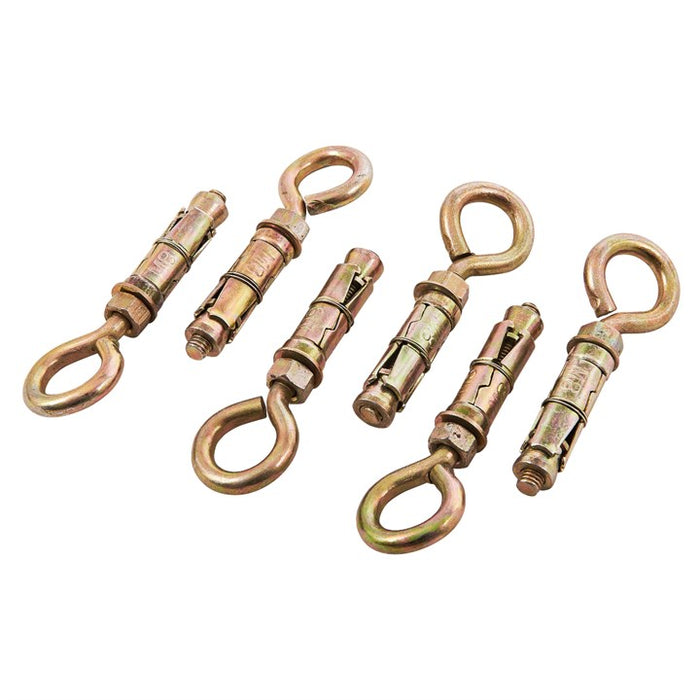 Closed Hook Bolts 8mm 6pc