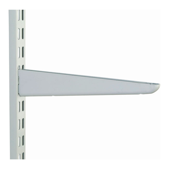 Twin Slot Bracket White 370mm