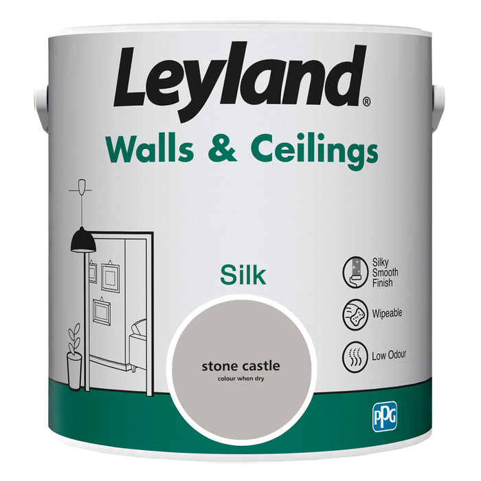 Leyland Walls & Ceilings Silk Satin Castle 2.5L