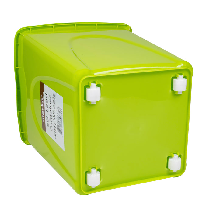 50L Multipurpose Dry Food Storage Container with Wheels