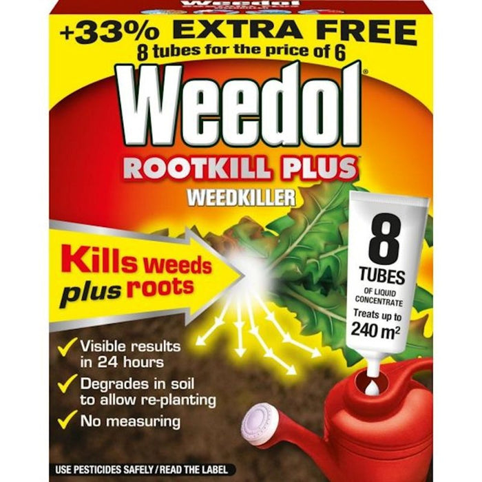 Weedol® Rootkill Plus 6 tubes + 2 Free