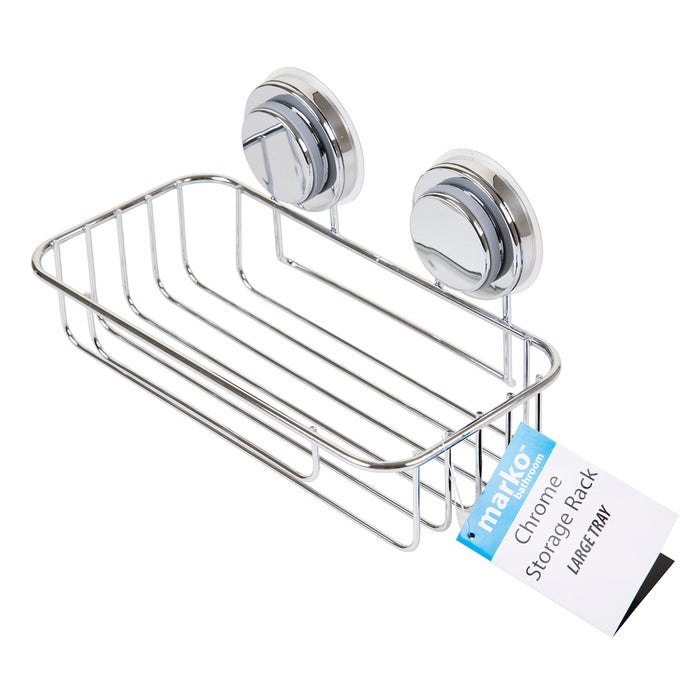 Chrome Storage Rack - Large Tray