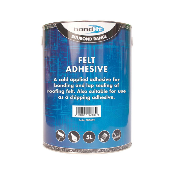 Felt Adhesive Black