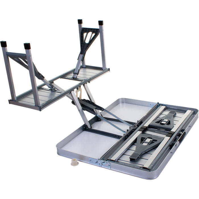 Foldable Camping Table and Bench Set