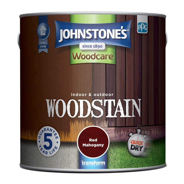 Johnstone's Woodstain - Red Mahogany 2.5L