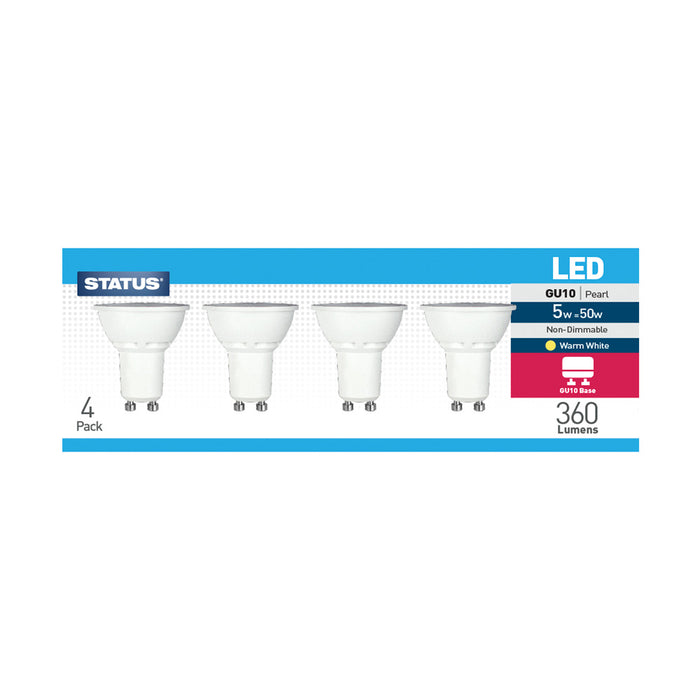LED GU10 Bulb 4pc