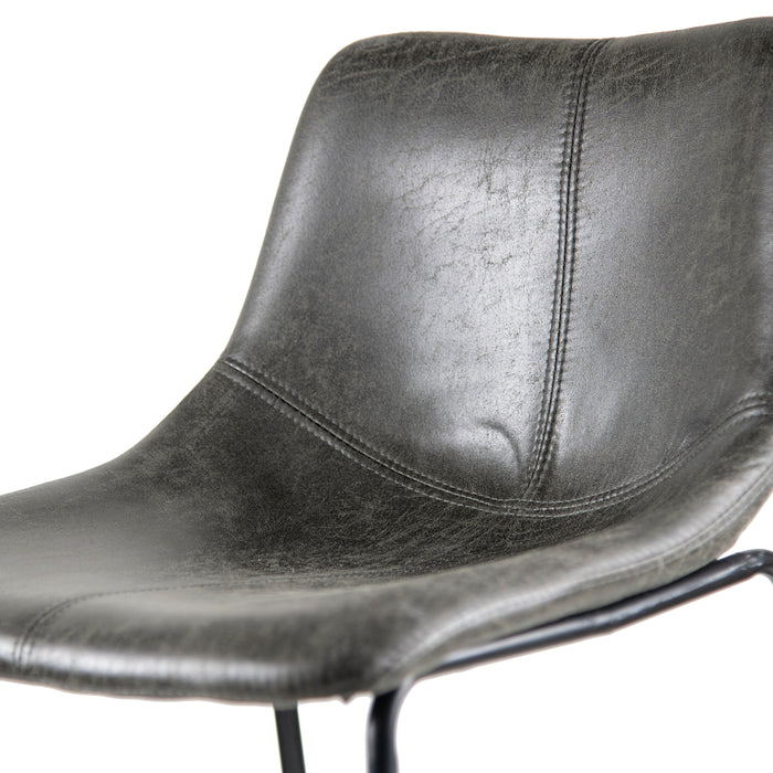 Pavia Bar Stool Grey - Set of 2