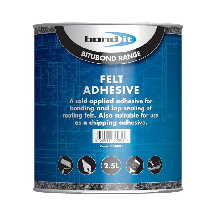 Felt Adhesive Black