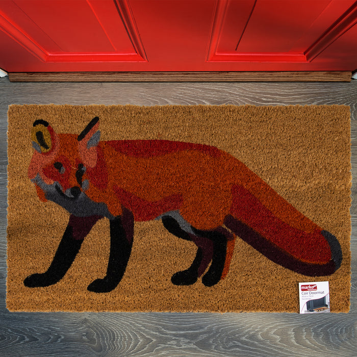 Coir Doormat - Fox Design