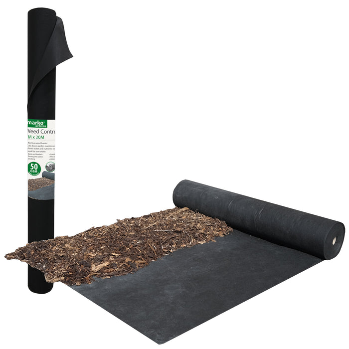 Weed Control Fabric - 50GSM 1M x 20M
