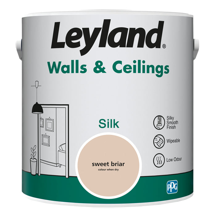 Leyland  Walls & Ceilings Silk Sweet Briar 2.5L