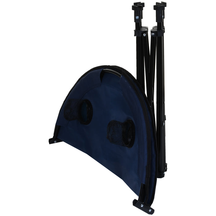 3PC Camping Chair and Table Set - Navy Blue