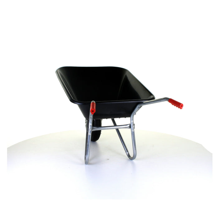 85L Plastic Wheelbarrow - Black