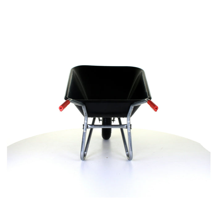 85L Plastic Wheelbarrow - Black