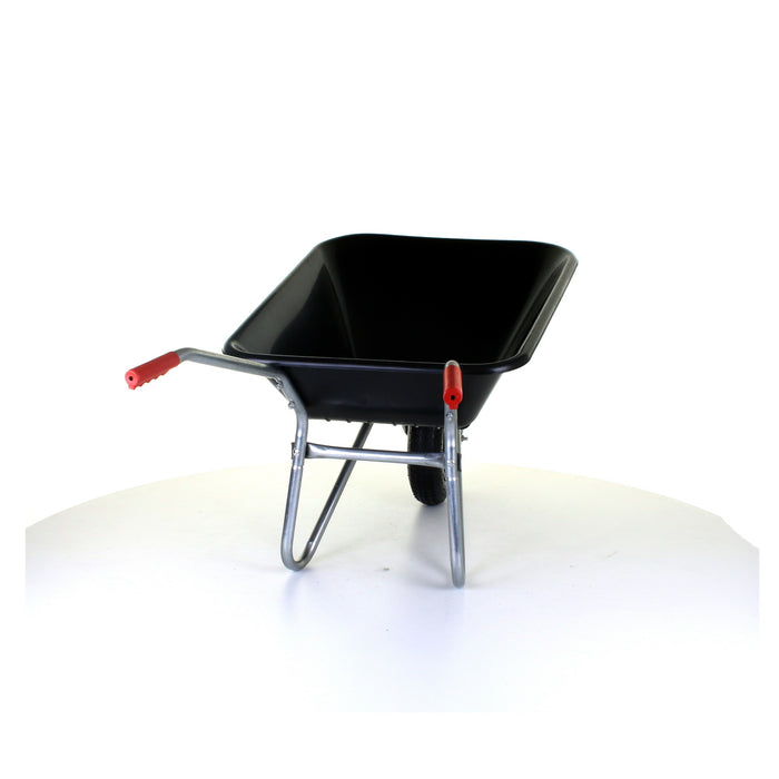 85L Plastic Wheelbarrow - Black