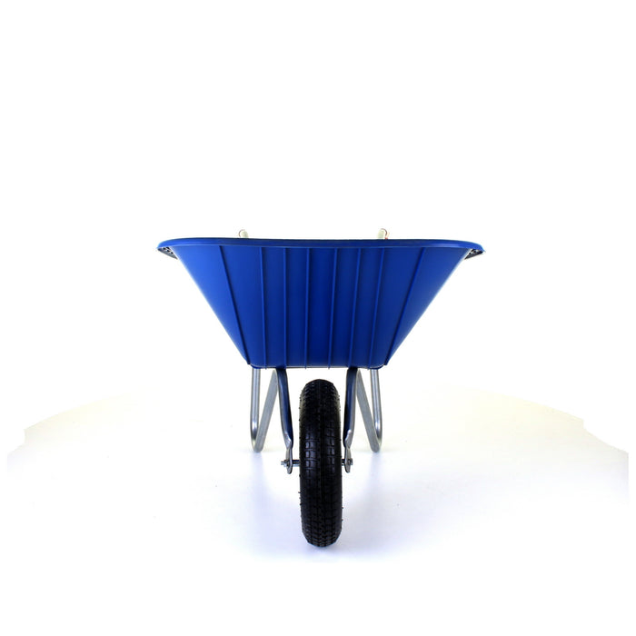 85L Plastic Wheelbarrow - Blue