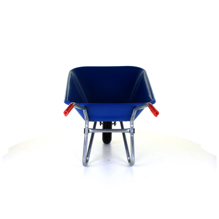 85L Plastic Wheelbarrow - Blue
