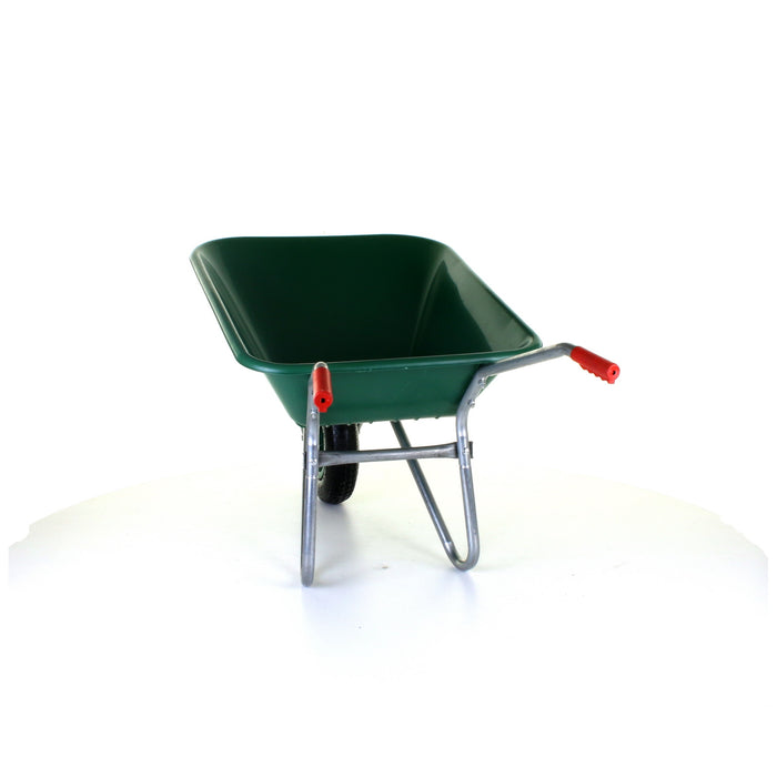 85L Plastic Wheelbarrow - Green