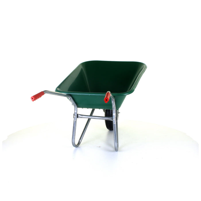85L Plastic Wheelbarrow - Green