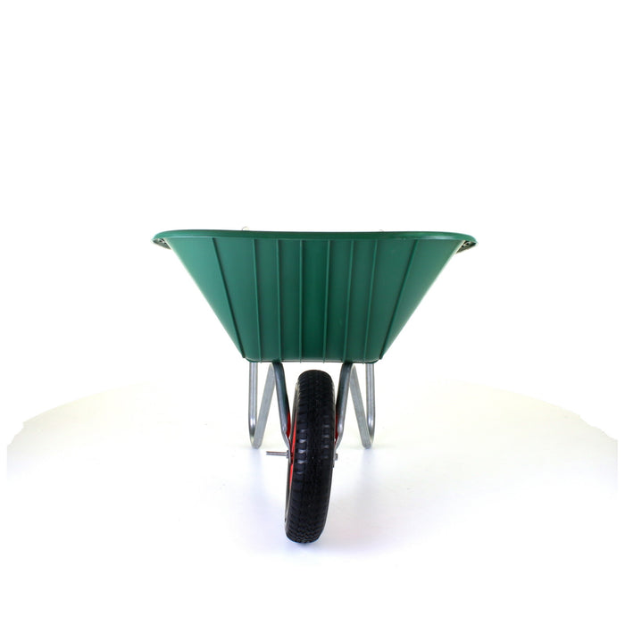 85L Plastic Wheelbarrow - Green