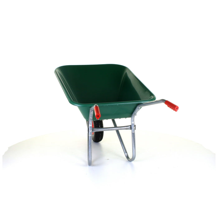 85L Plastic Wheelbarrow - Green