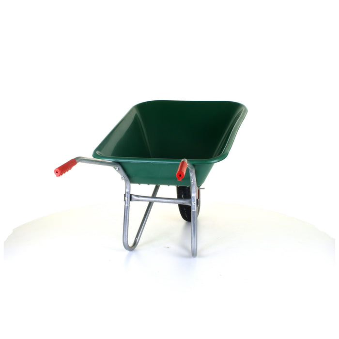 85L Plastic Wheelbarrow - Green