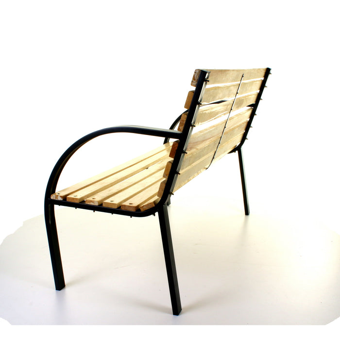 Slatted Wooden Bench