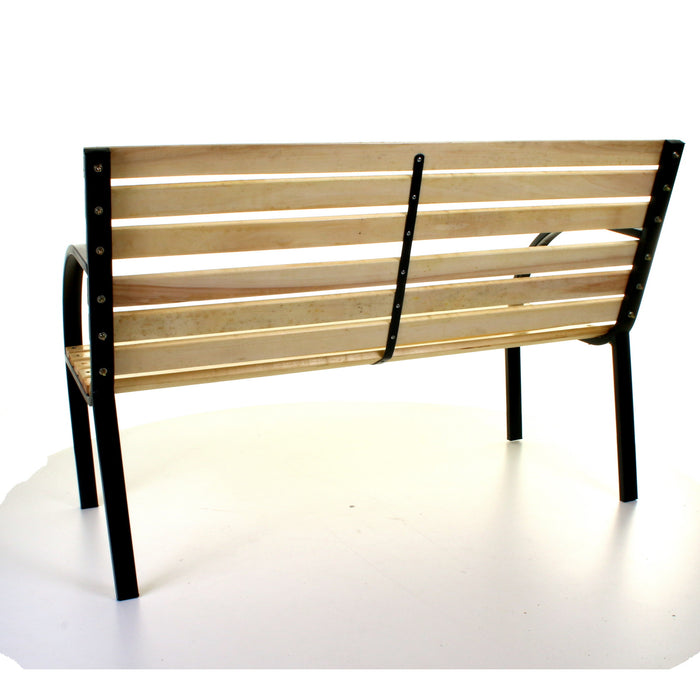 Slatted Wooden Bench