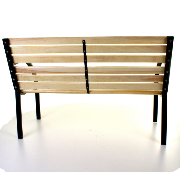 Slatted Wooden Bench