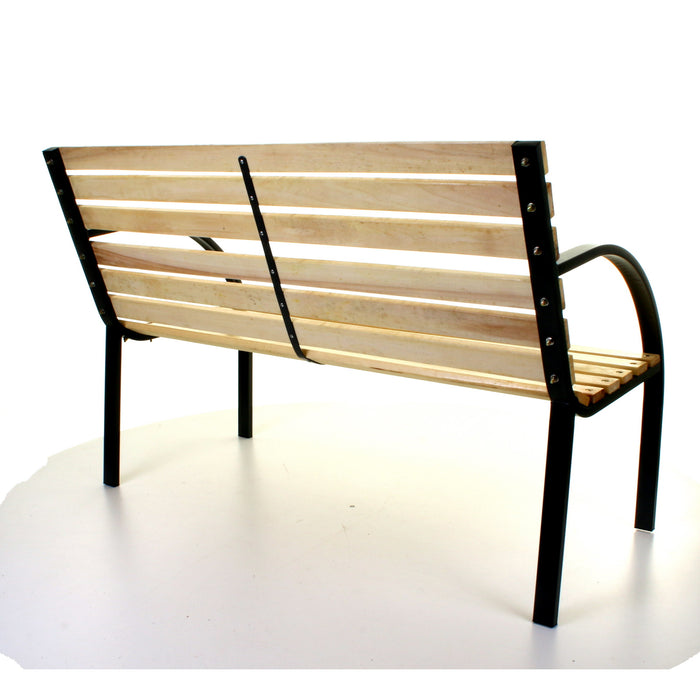 Slatted Wooden Bench