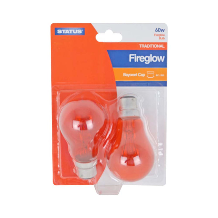 Fireglow Bulb BC 2pc