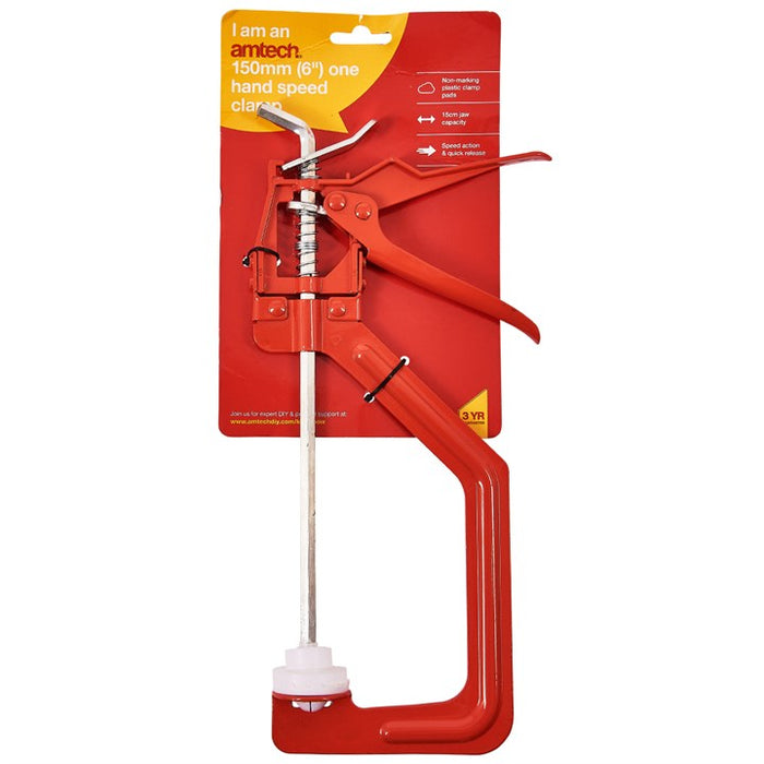 One Hand Speed Clamp 6"