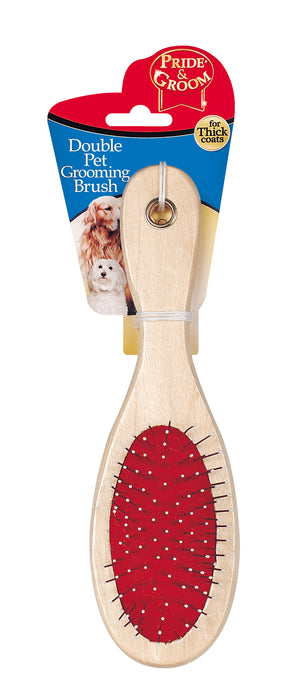 Double Sided Pet Grooming Brush Thick Coat
