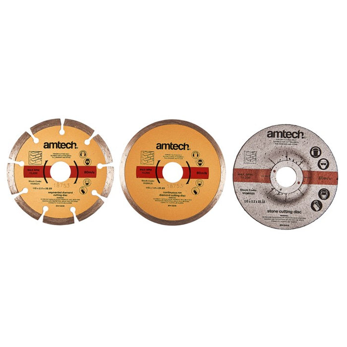 Diamond and Cut Off Blade Set 3pc