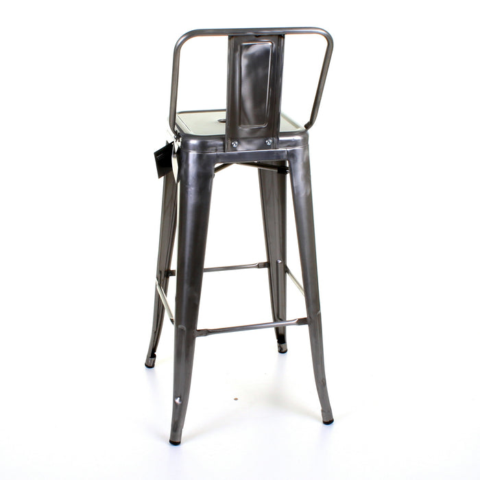 Tolix Style Naples Bar Stool - Steel