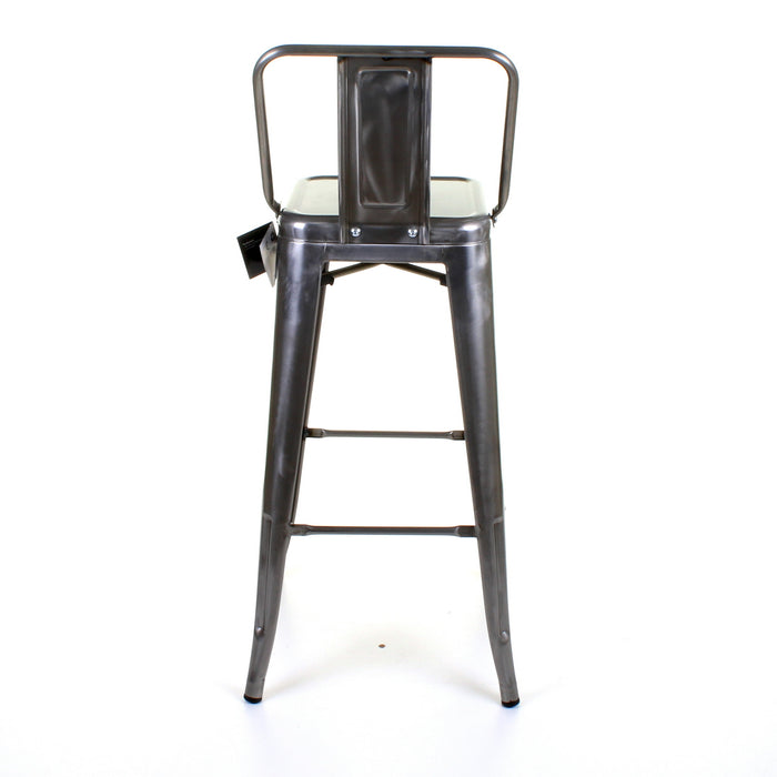 Tolix Style Naples Bar Stool - Steel