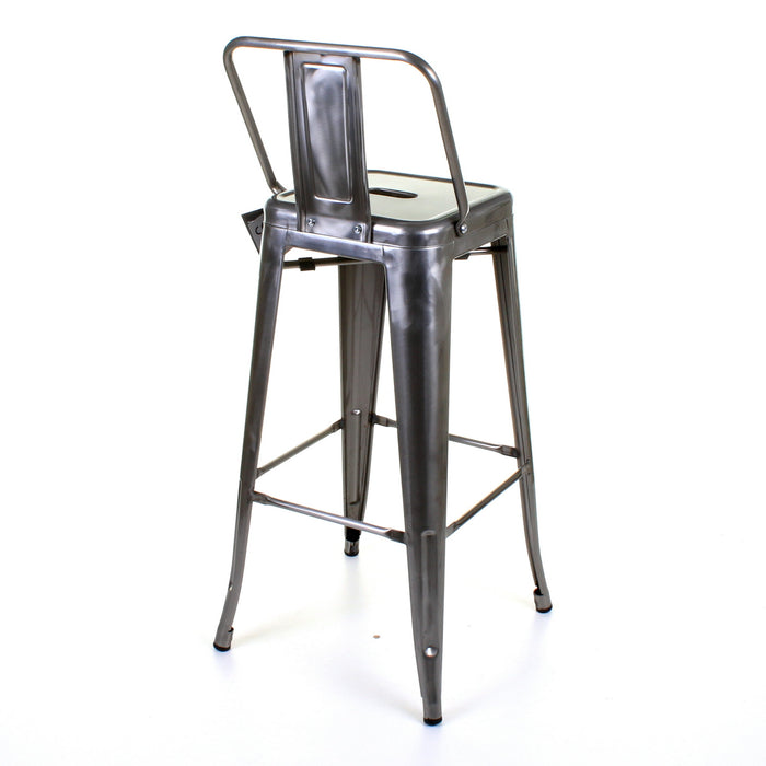 Tolix Style Naples Bar Stool - Steel