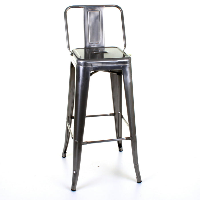 Tolix Style Naples Bar Stool - Steel