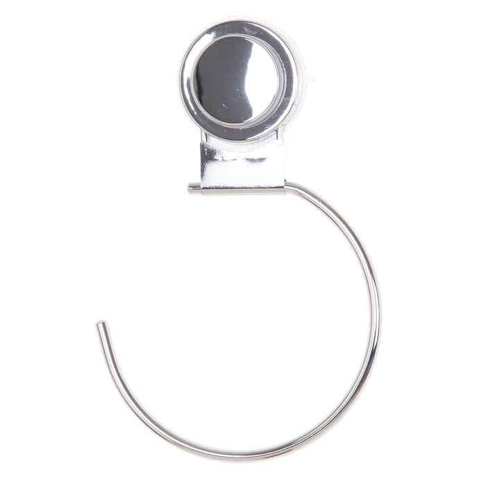 Chrome Storage Rack - Round Towel Ring