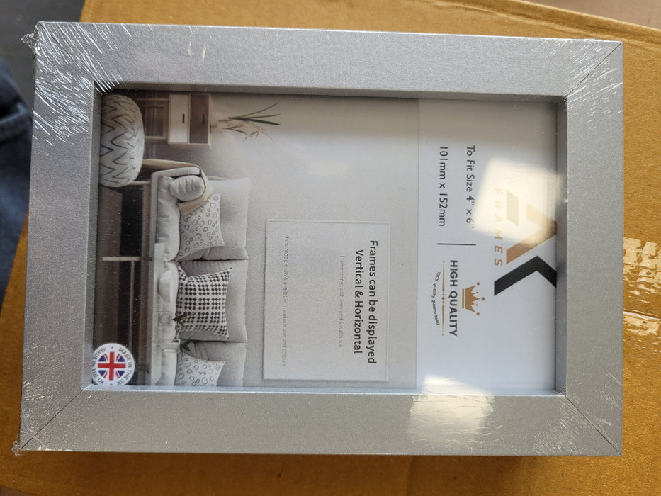 NDL 6x4 Silver Photo Frame