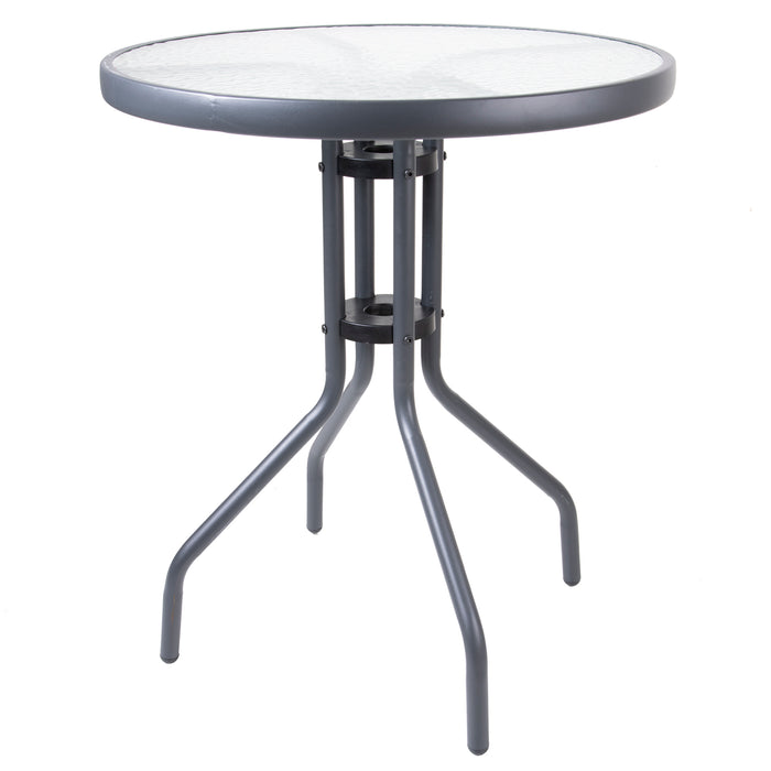 Anthracite Grey Round Bistro Table