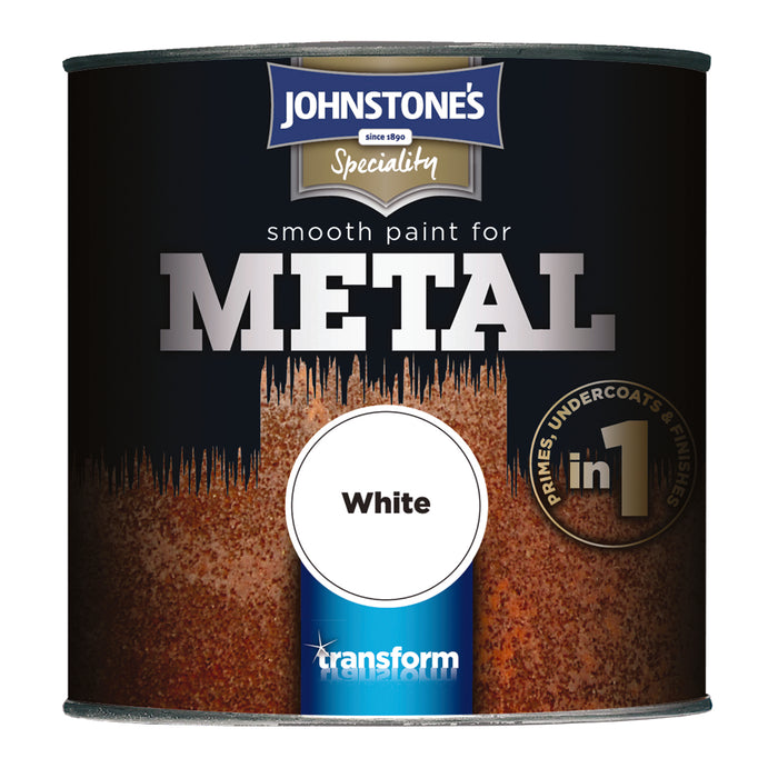 Johnstone's Smooth Metal White     250ml