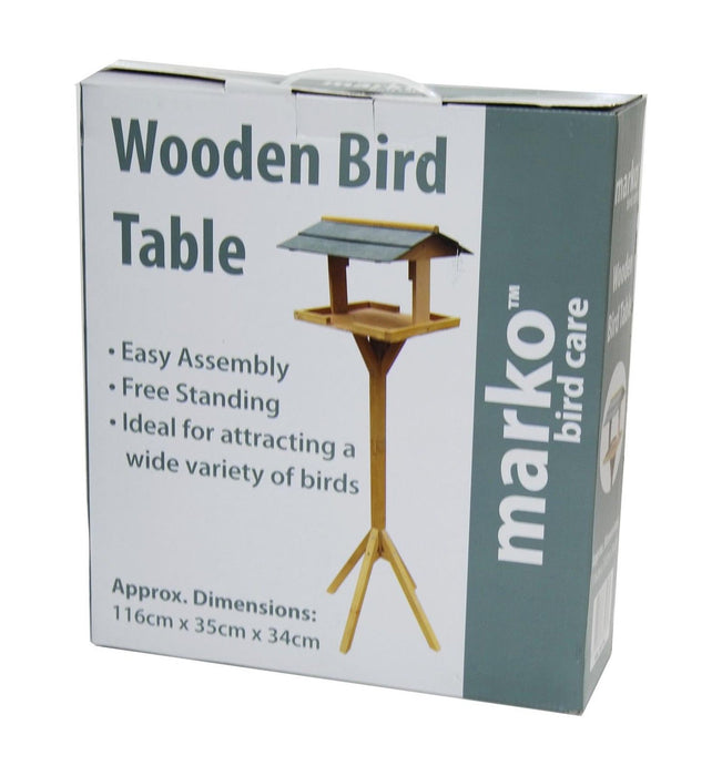 Wooden Bird Table