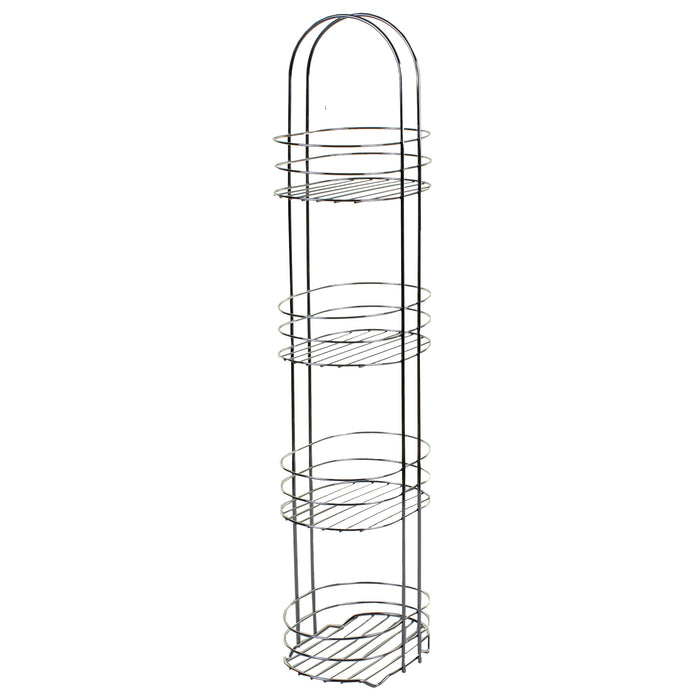 4 Tier Chrome Storage Rack