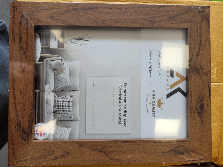 NDS 8x6 Walnut Photo Frame